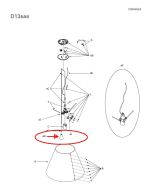 Luceplan Costanza Ersatz Gegengewicht / Luceplan Costanza replacement counterweight