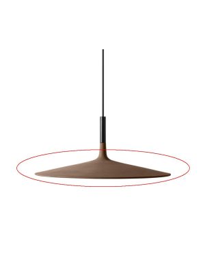 Foscarini Aplomb Large Ersatz Leuchtenschirm braun / Foscarini Aplomb Large replacement lampshade brown