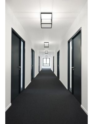 Serien Lighting Reflex2 Ceiling M300,Rahmenstruktur schwarz,Reflektor weiß matt